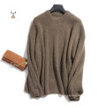 Latest Design Pattern Jacquard Knitwear Custom Knitted Cos Faux Fur sweater